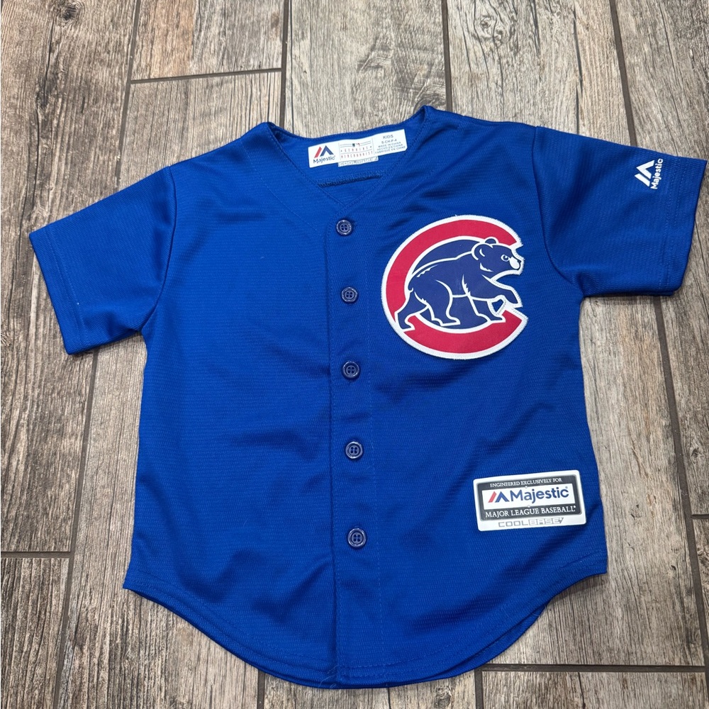 Chicago Cubs Youth Small Kids Jersey Majestic Major League Baseball